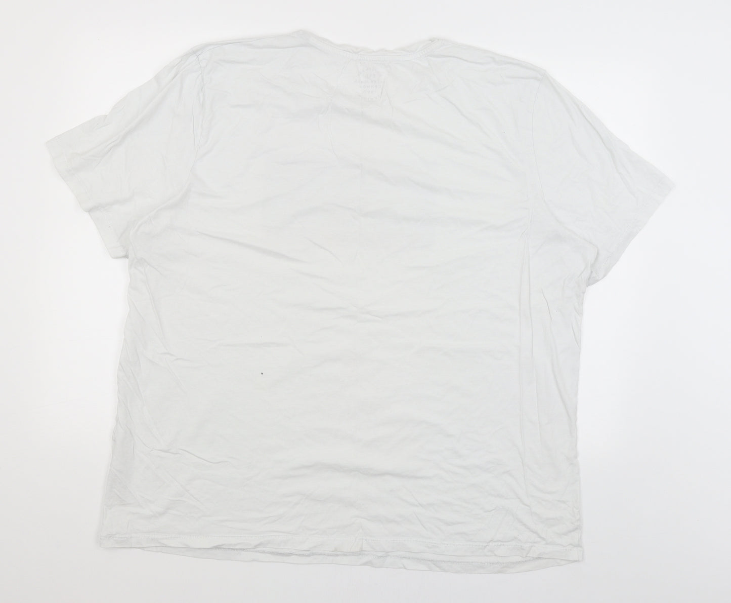 Jack Jones Mens White    T-Shirt Size 3XL