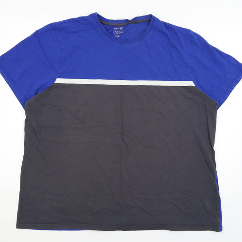 George Mens Blue    T-Shirt Size 3XL