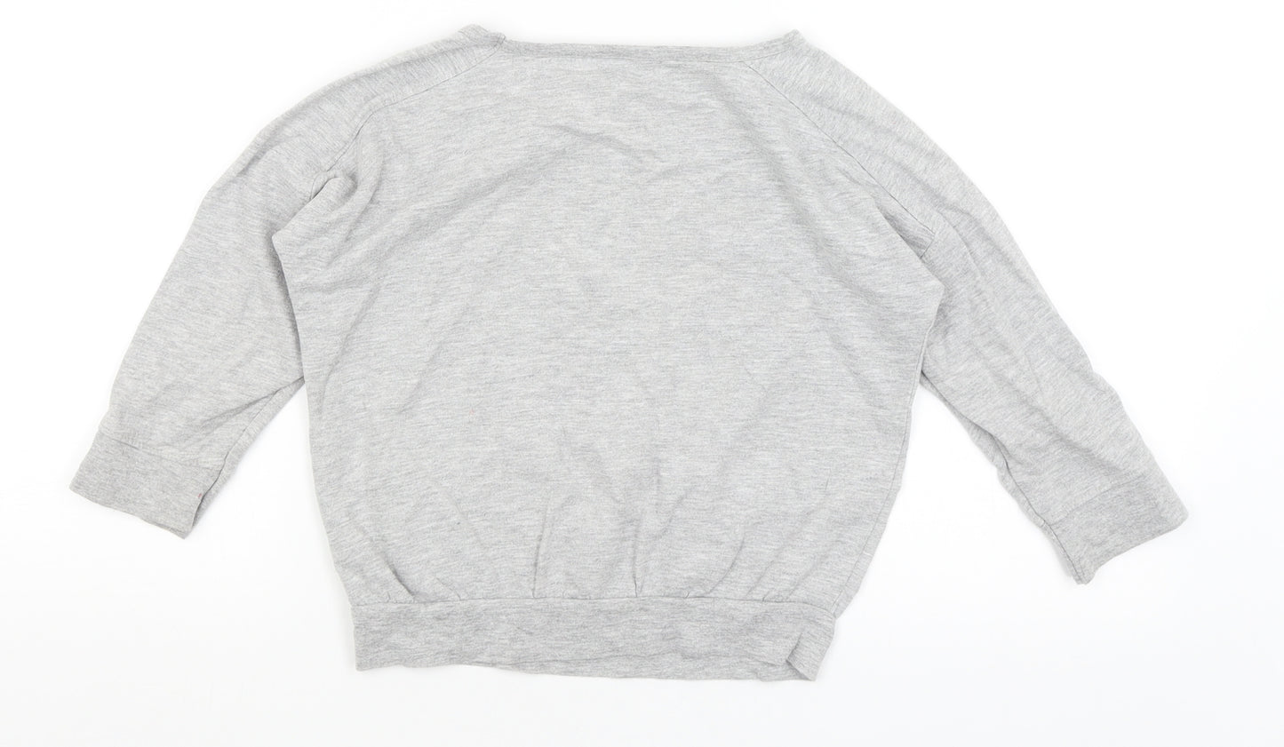 Girl to Girl Girls Grey   Pullover Sweatshirt Size 5-6 Years