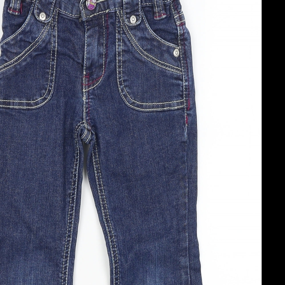 Jasper Conran Girls Blue   Flared Jeans Size 4 Years