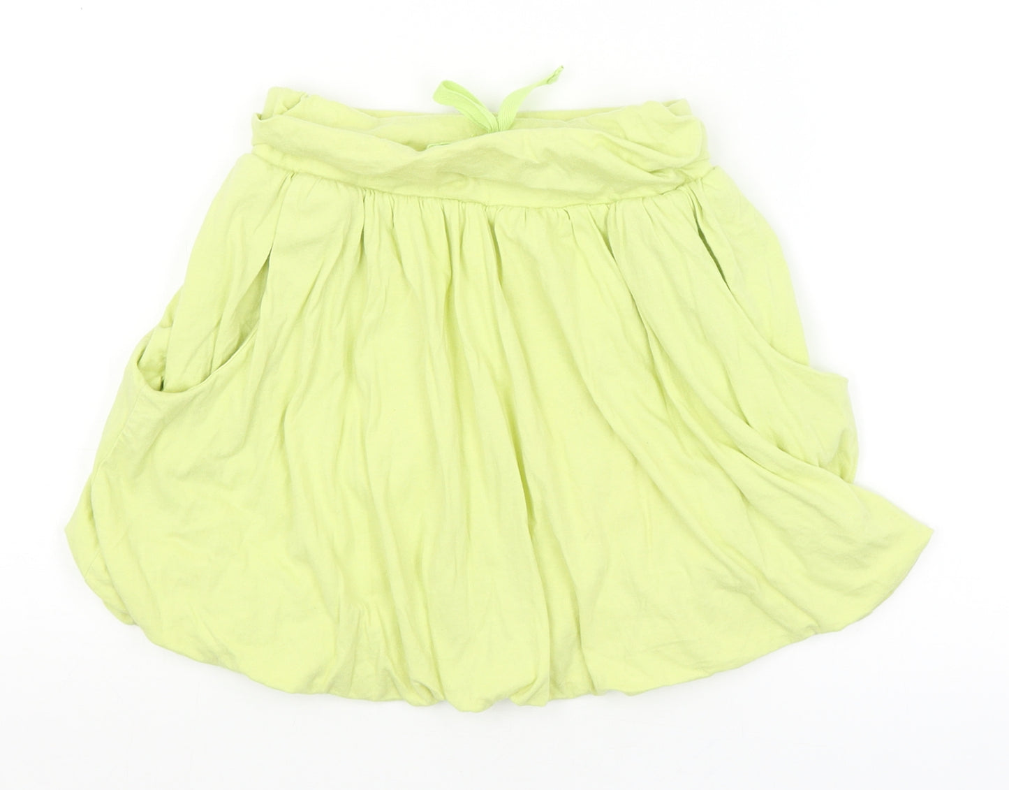 M&S Girls Yellow   A-Line Skirt Size 5-6 Years