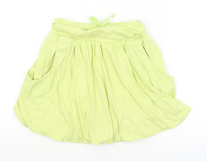 M&S Girls Yellow   A-Line Skirt Size 5-6 Years