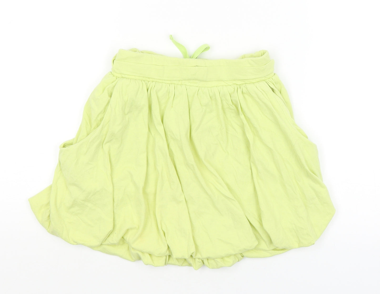 M&S Girls Yellow   A-Line Skirt Size 5-6 Years