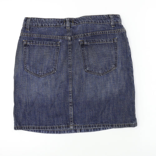 Gh Bass & Co  Womens Blue   A-Line Skirt Size 30 in