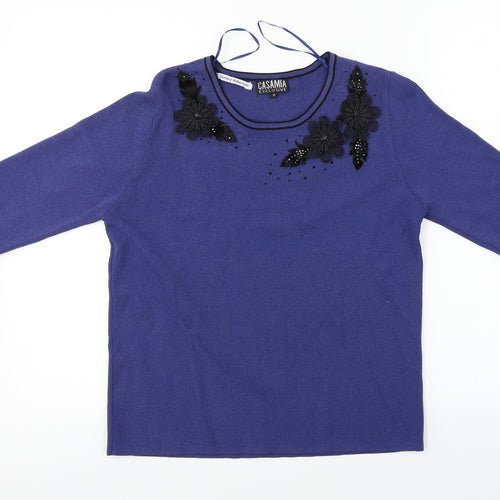 cashmia   Womens Blue   Basic T-Shirt Size M