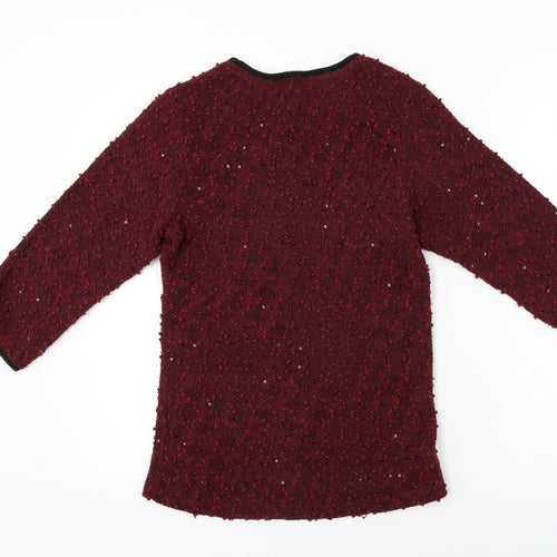 Elite  Womens Red   Pullover Jumper Size 14