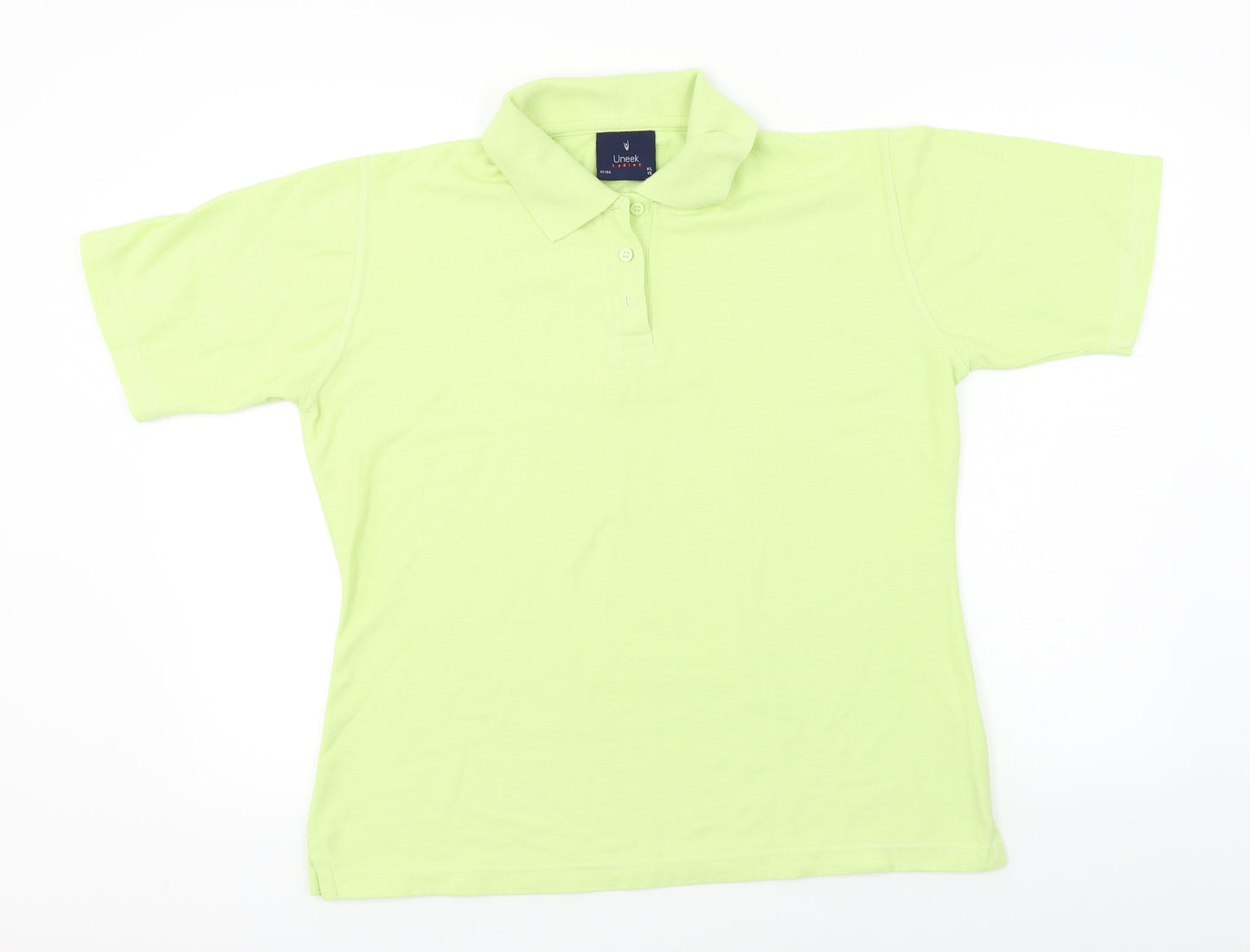 Uneek  Mens Green    Polo Size XL