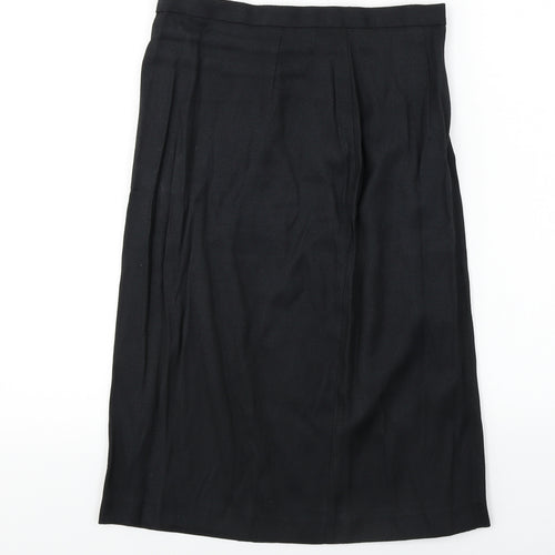 Preworn  Womens Black   A-Line Skirt Size 14