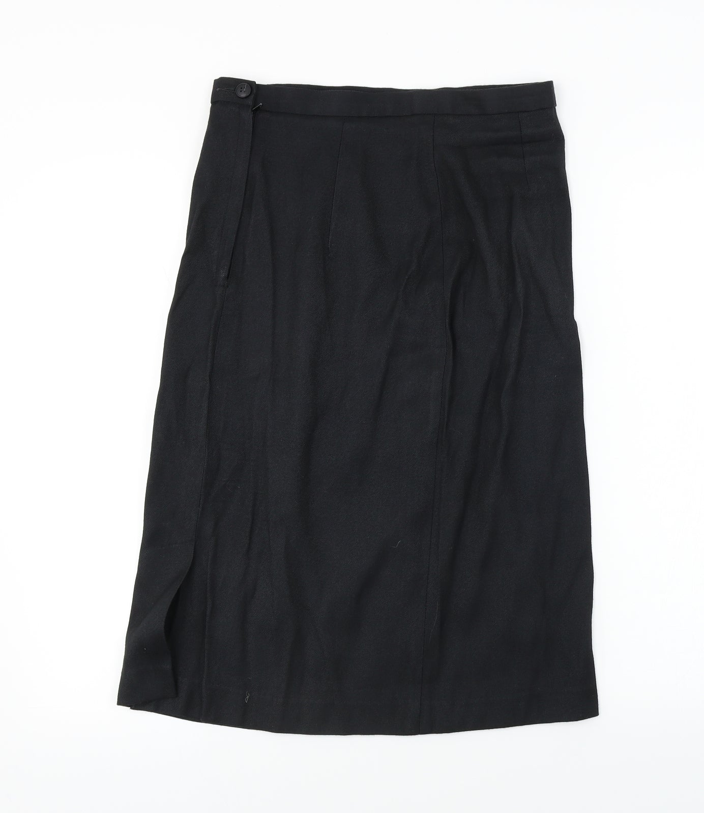 Preworn  Womens Black   A-Line Skirt Size 14