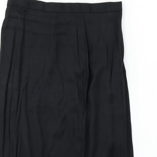 Preworn  Womens Black   A-Line Skirt Size 14