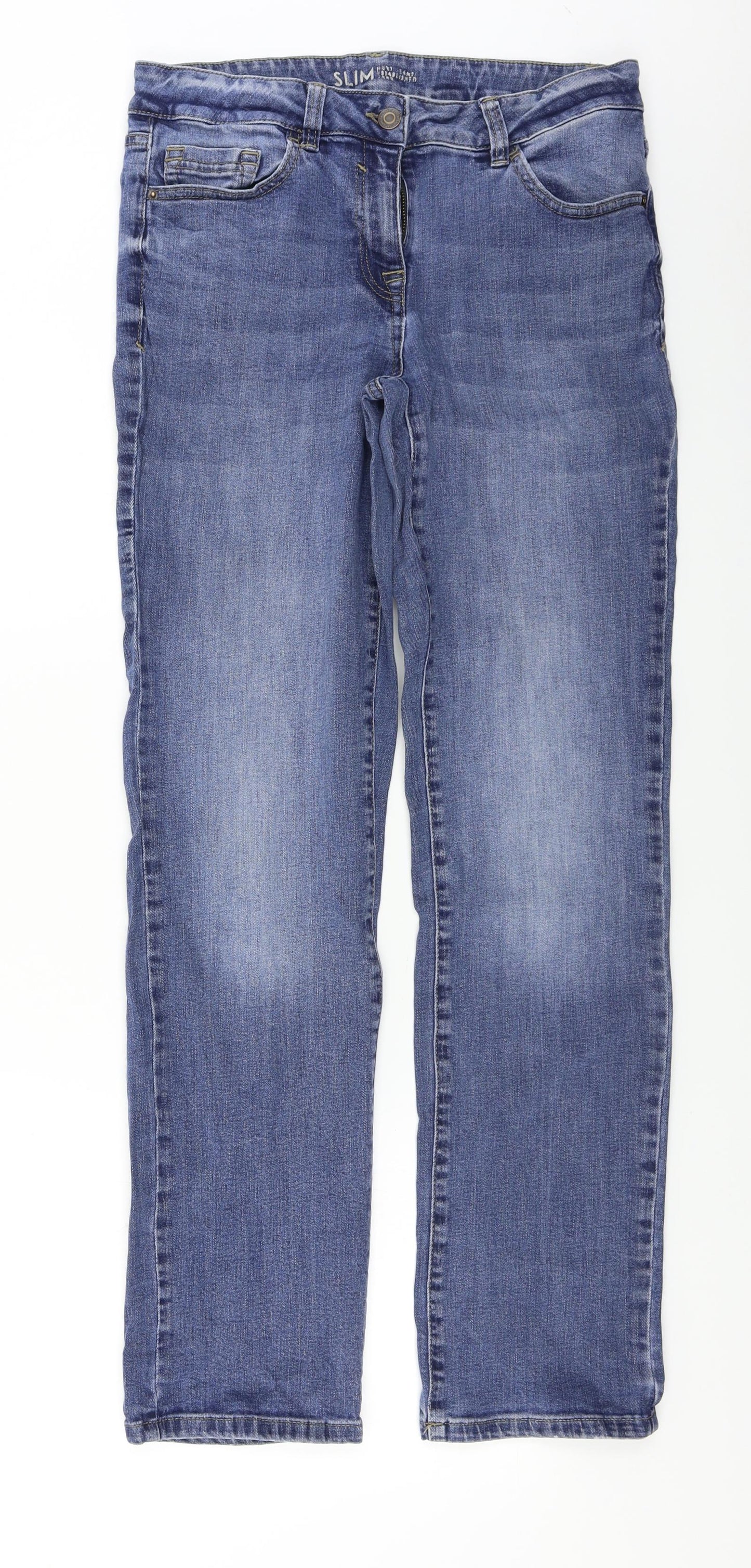 NEXT  Womens Blue   Straight Jeans Size 12 L27 in