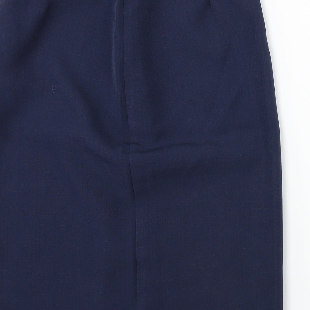 Preworn  Womens Blue   A-Line Skirt Size 14
