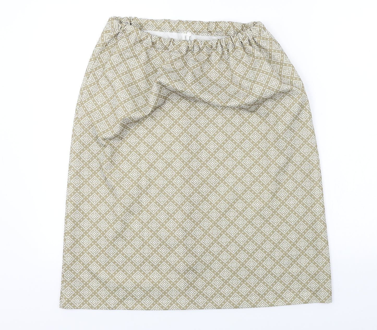 Preworn  Womens Beige   A-Line Skirt Size 28 in