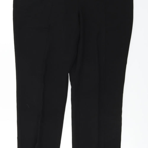 F&F Womens Black   Trousers  Size 14 L25 in