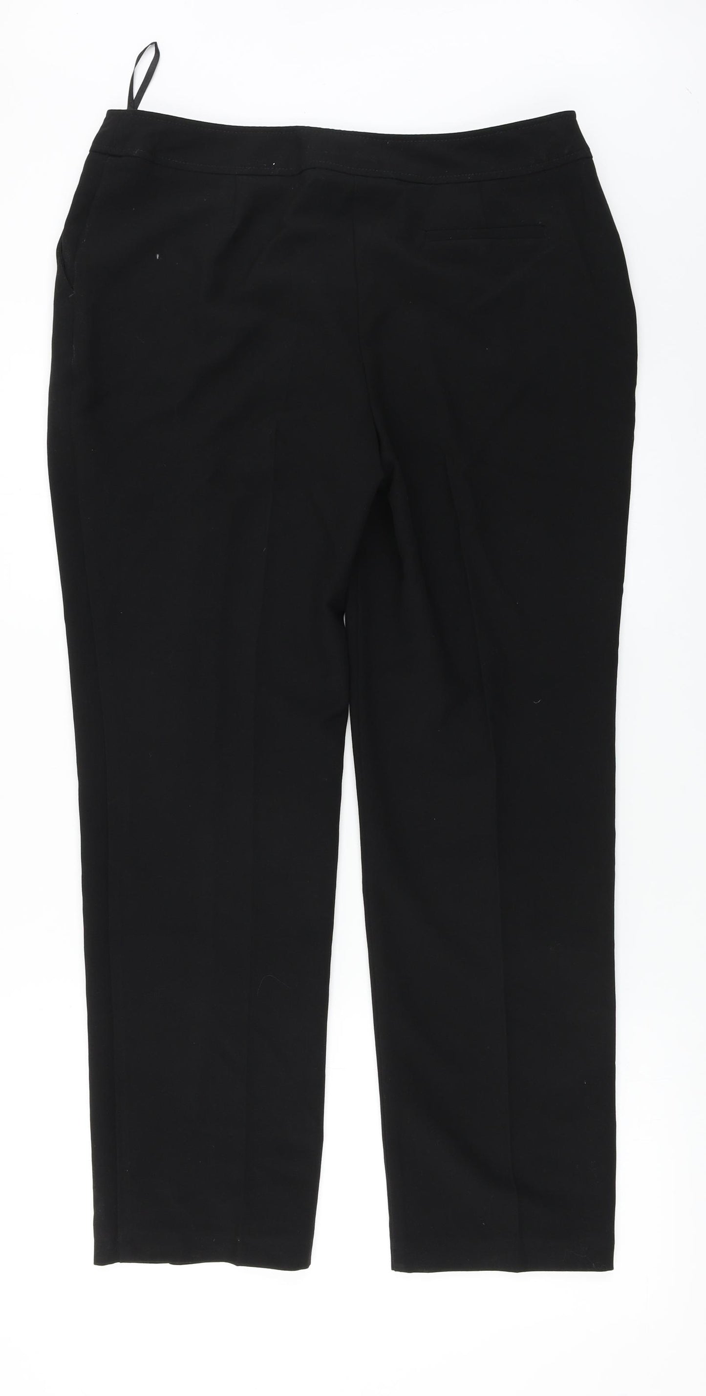 F&F Womens Black   Trousers  Size 14 L25 in