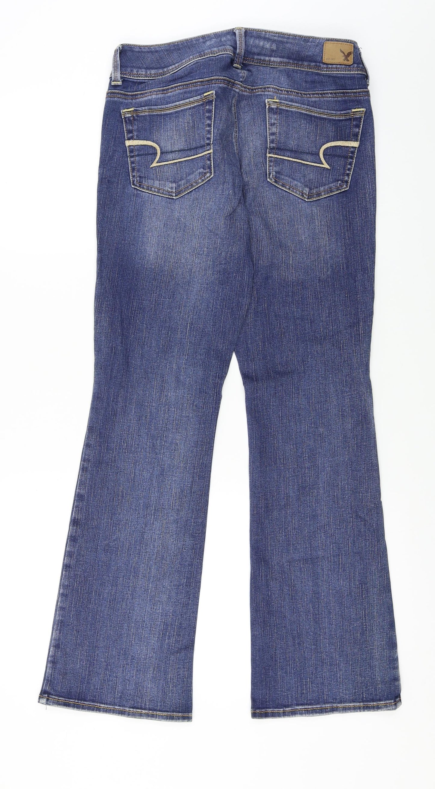 American Eagle Outfitters  Womens Blue   Straight Jeans Size 10 L27 in