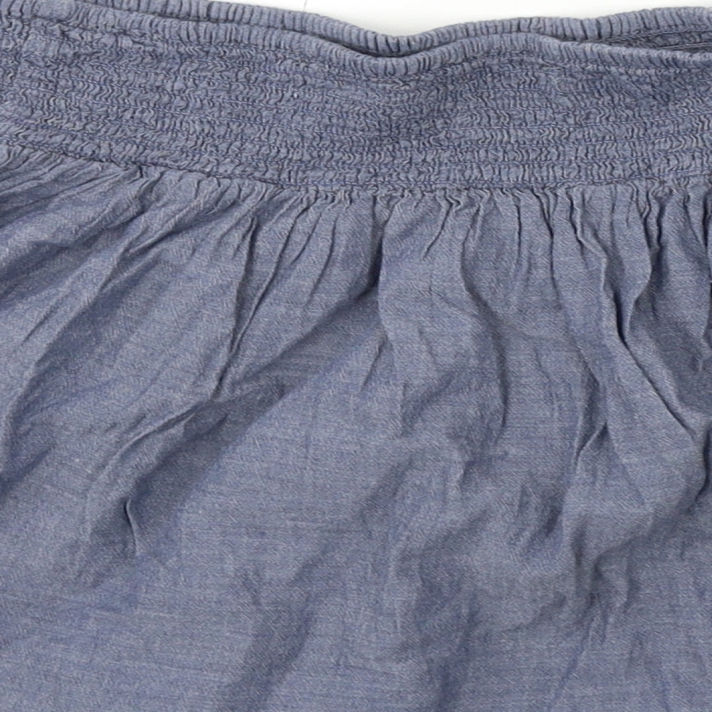 F&F  Womens Blue   A-Line Skirt Size L