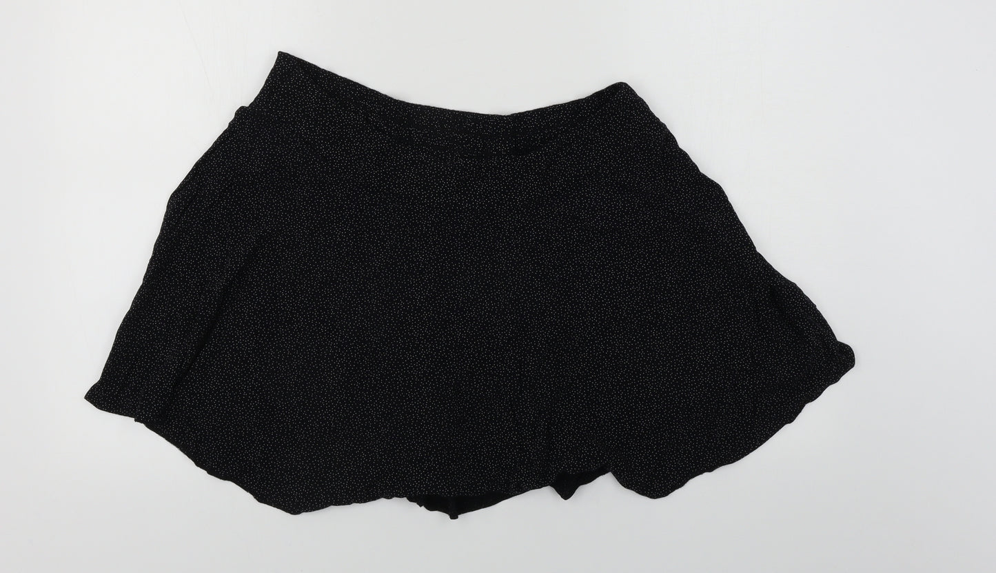 F&F Womens Black   A-Line Skirt Size 16