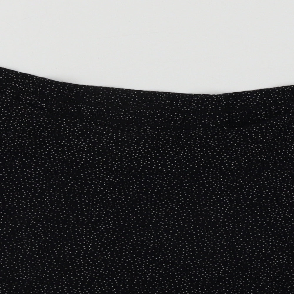 F&F Womens Black   A-Line Skirt Size 16
