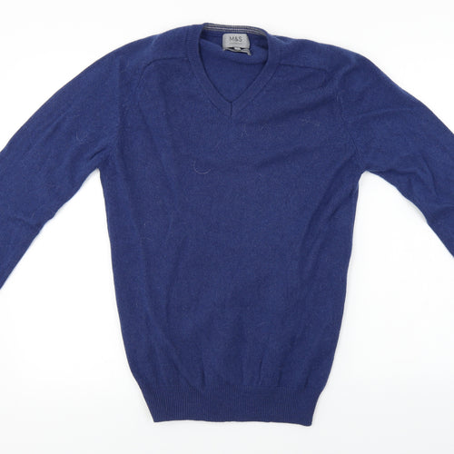 Marks and Spencer  Mens Blue   Pullover Jumper Size S