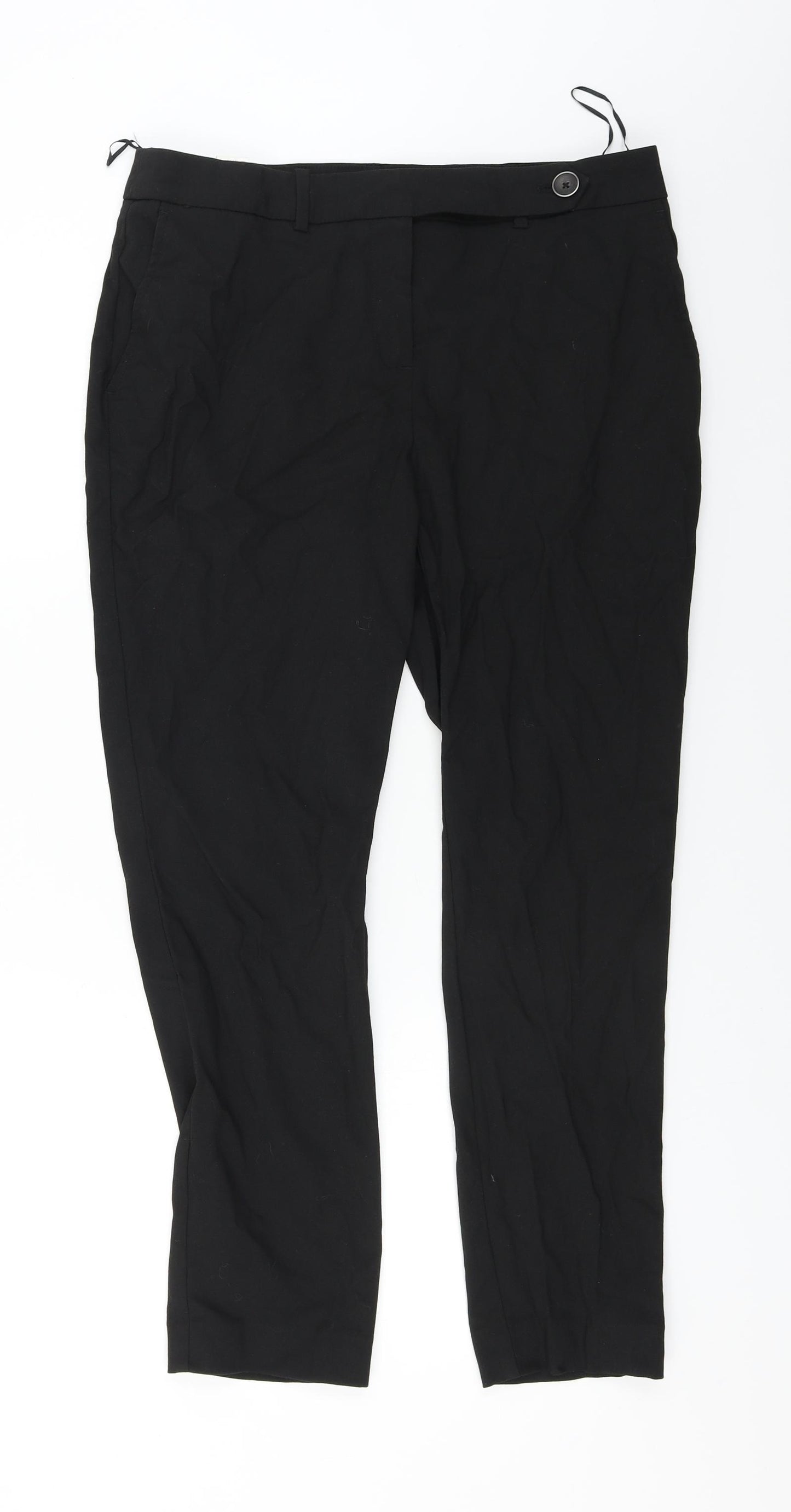 NEXT  Womens Black   Trousers  Size 12 L24 in