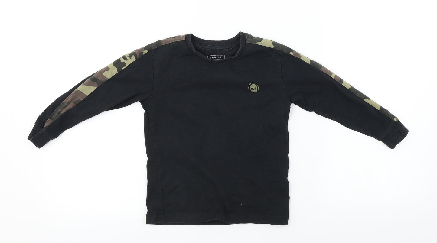 NEXT  Boys Black   Basic T-Shirt Size 5 Years