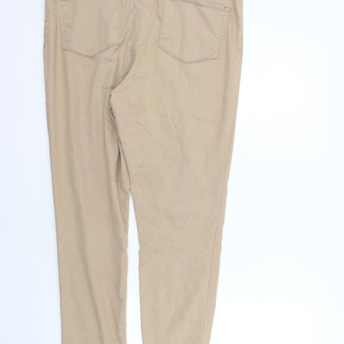 deniem & co Womens Beige   Trousers  Size 18 L29 in