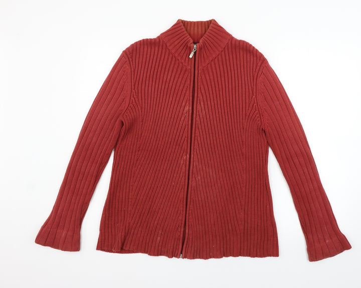 Maine Womens Red   Jacket Coat Size 16  - washable marks