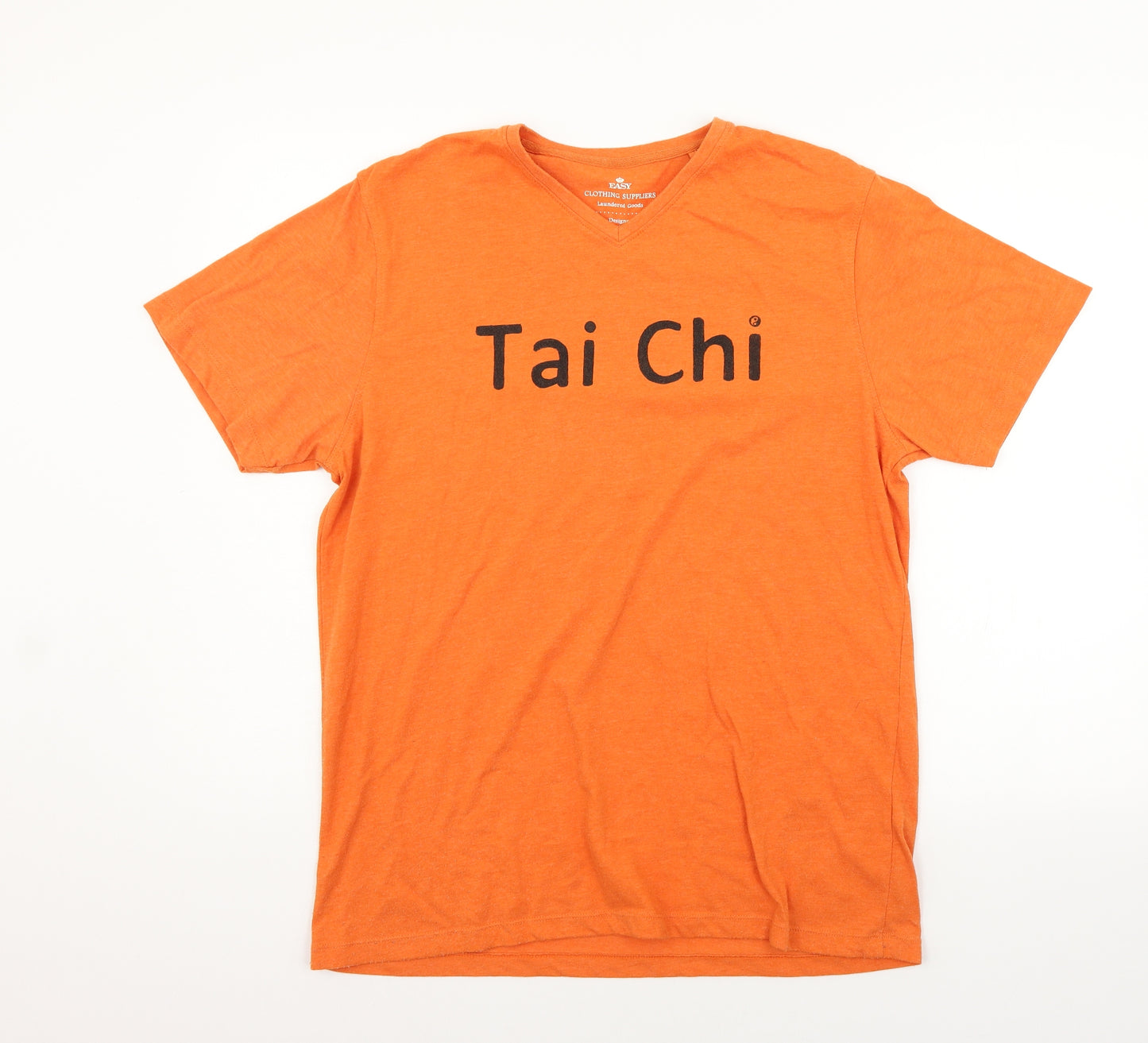 Easy Womens Orange   Basic T-Shirt Size M
