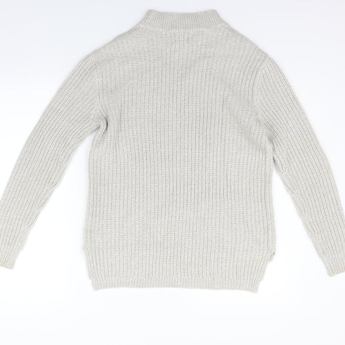 beyou Womens Beige   Henley Jumper Size 10