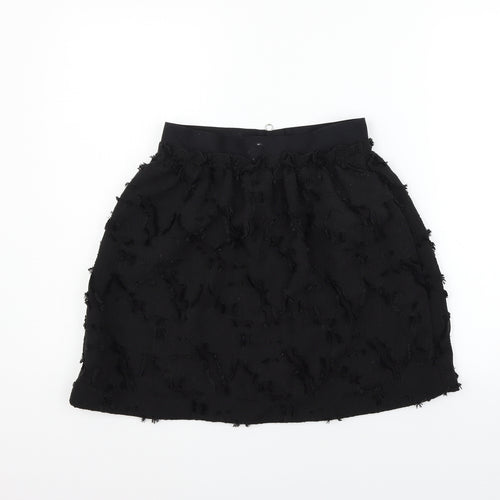 H&M Womens Black   A-Line Skirt Size 8