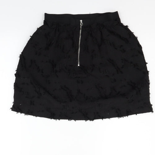 H&M Womens Black   A-Line Skirt Size 8