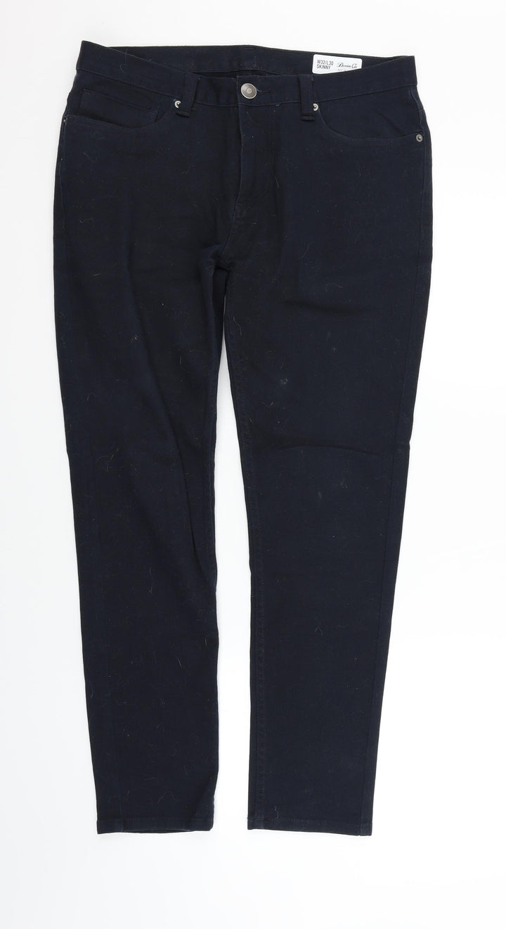 deniem & co Womens Blue   Straight Jeans Size 32 in L29 in