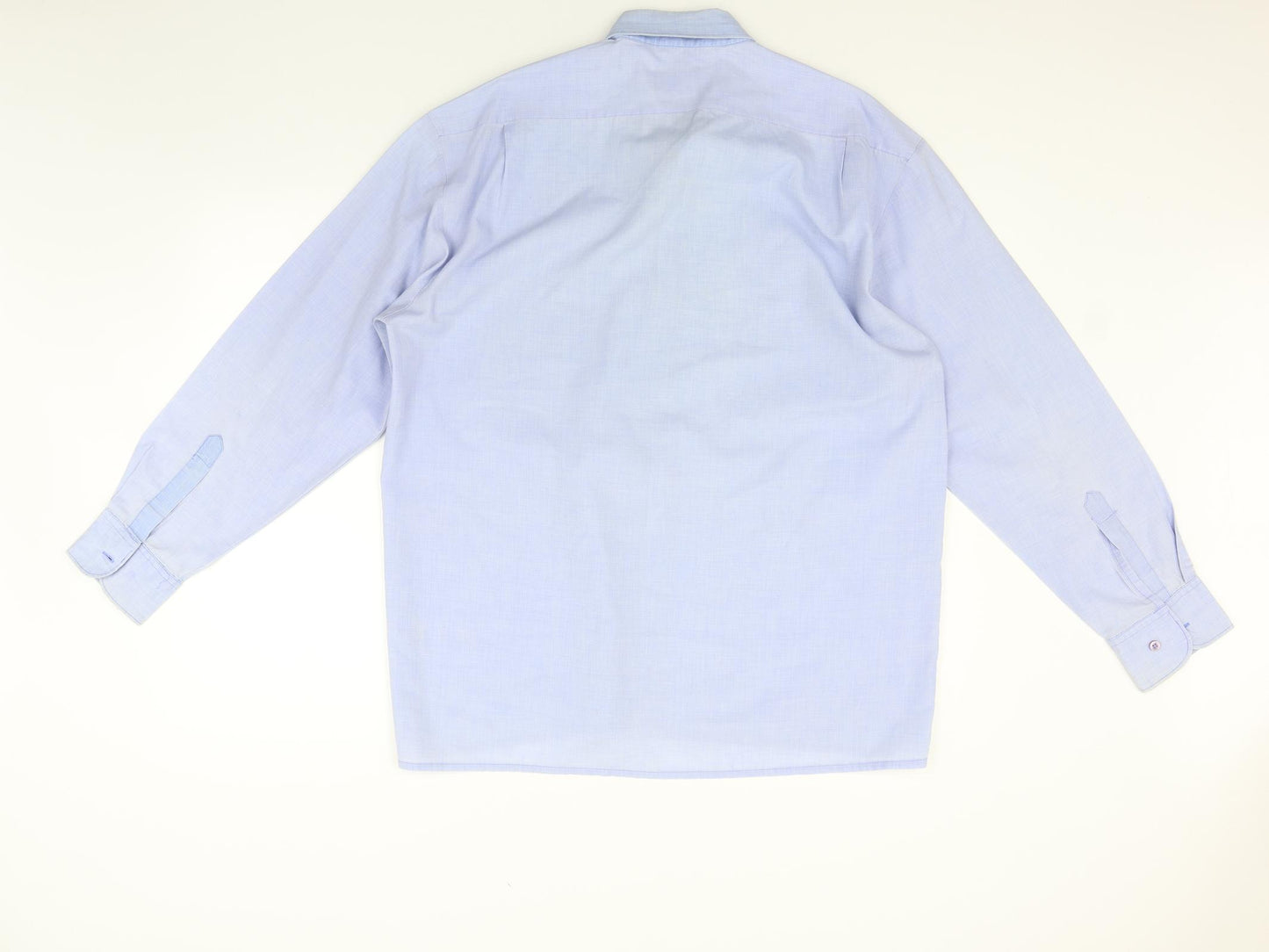 Jeremilio Mens Blue    Button-Up Size L