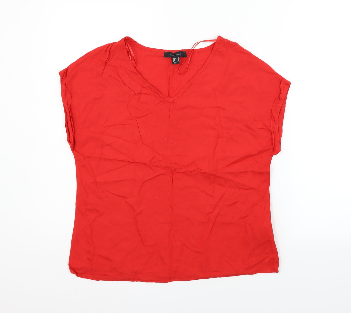Atmosphere Womens Red   Basic T-Shirt Size 6