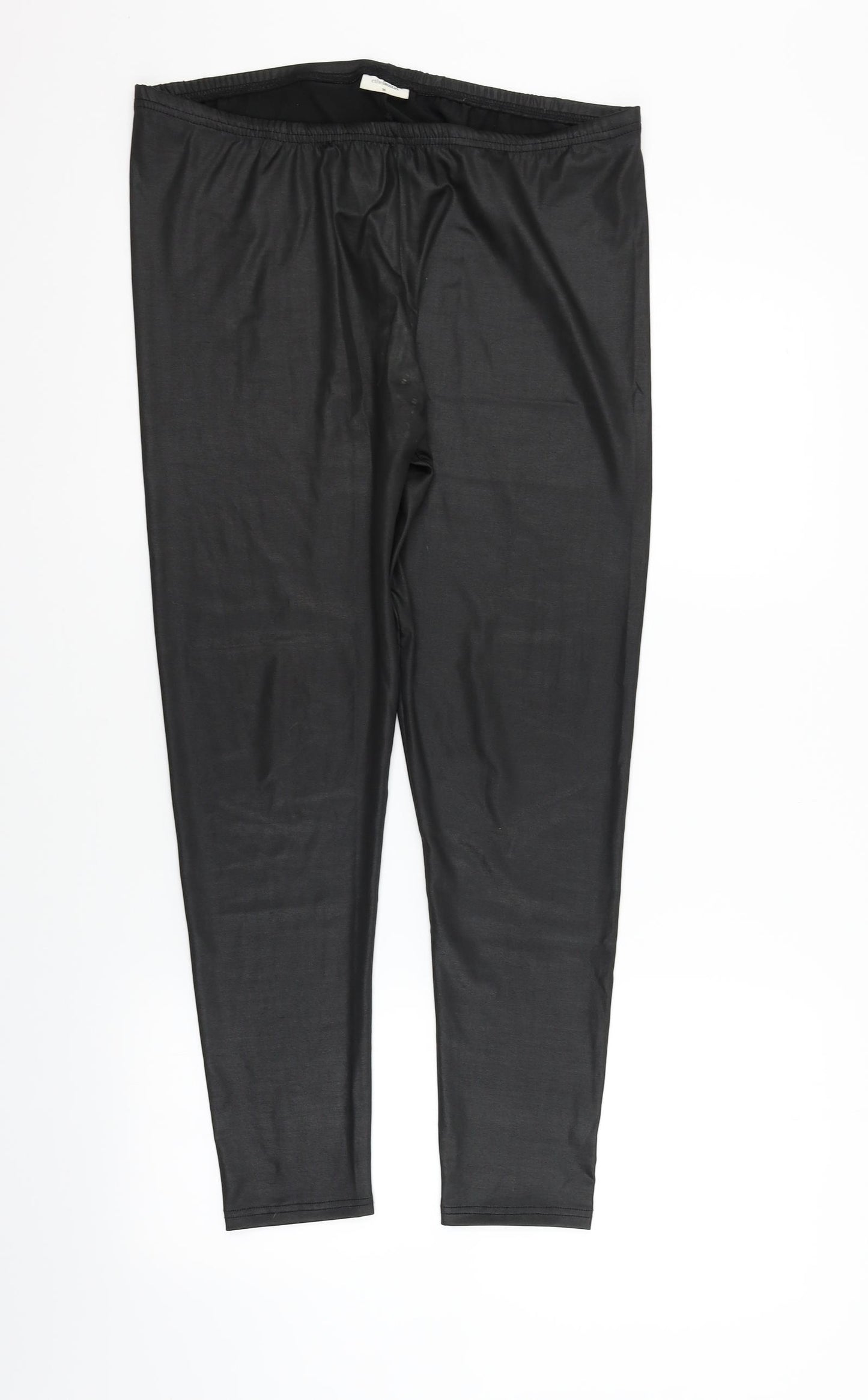 ethelaustin Womens Black Houndstooth  Jegging Trousers Size 16 L24 in