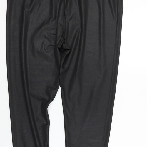 ethelaustin Womens Black Houndstooth  Jegging Trousers Size 16 L24 in