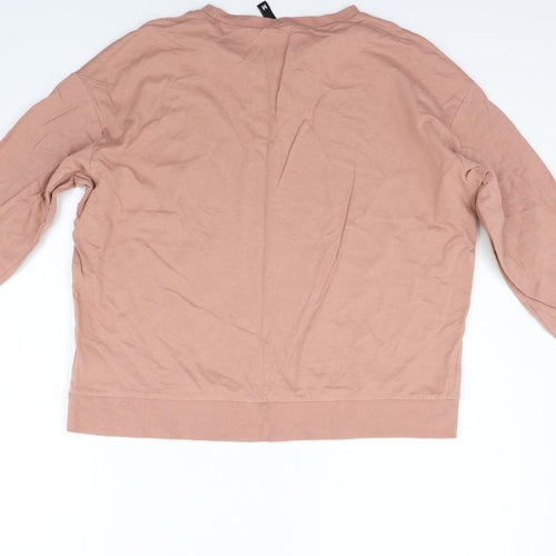 Divided Womens Beige   Henley Jumper Size M