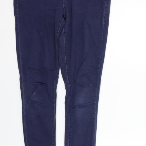 Topshop Womens Black   Straight Jeans Size 28 in L34 in
