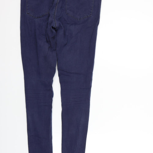 Topshop Womens Black   Straight Jeans Size 28 in L34 in