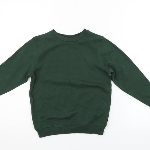TU Boys Green   Pullover Jumper Size 6 Years