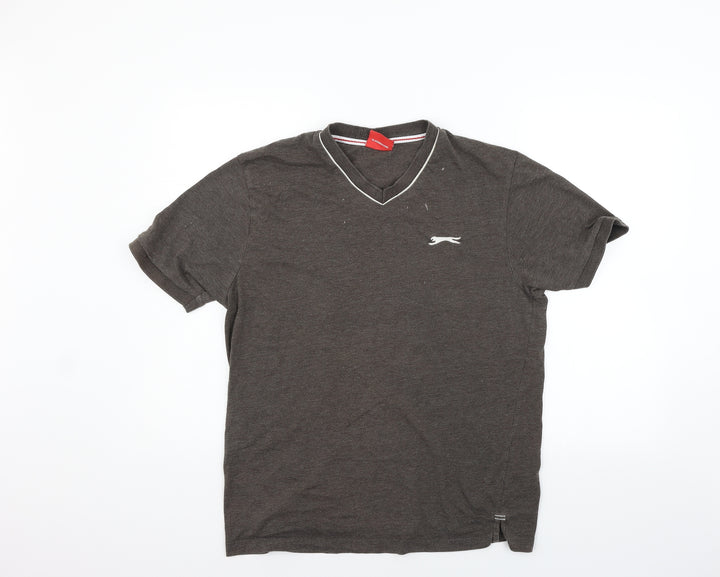 Slazenger Mens Brown    T-Shirt Size M