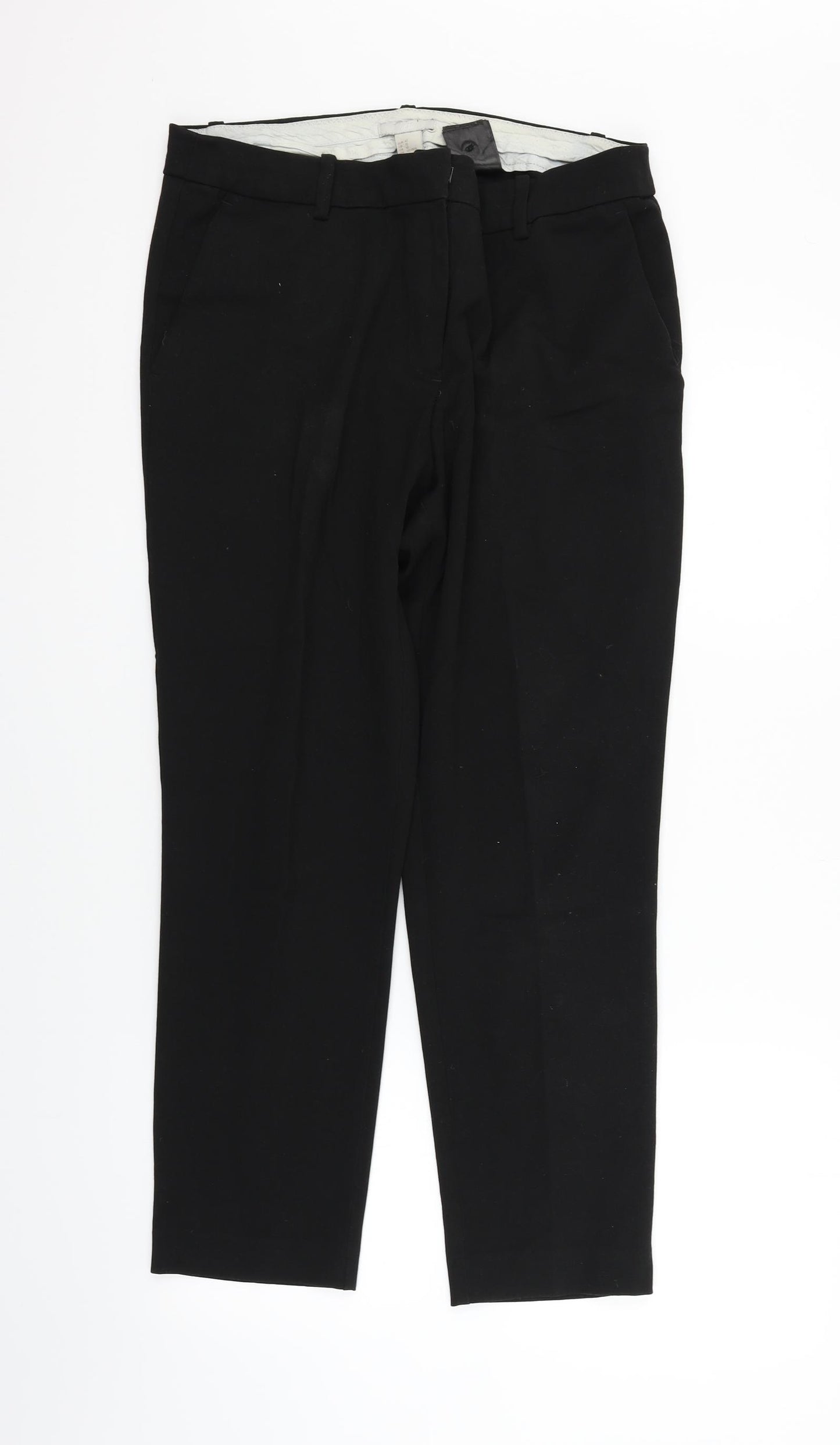 h&m  Womens Black   Trousers  Size 14 L26 in