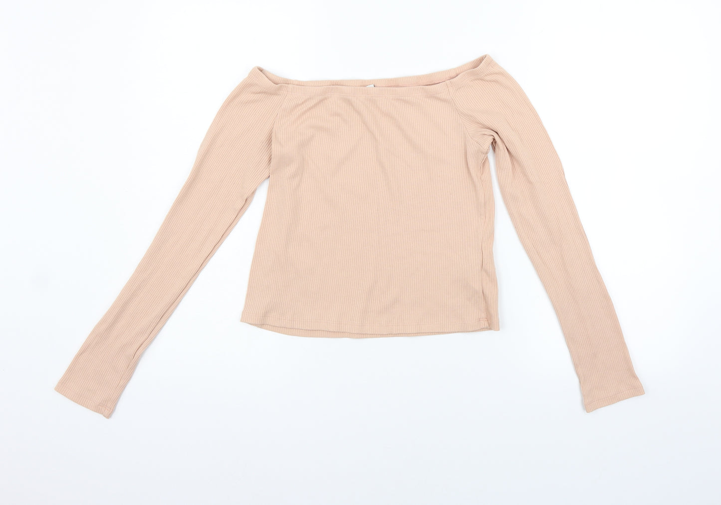 Divided Womens Beige   Basic T-Shirt Size L