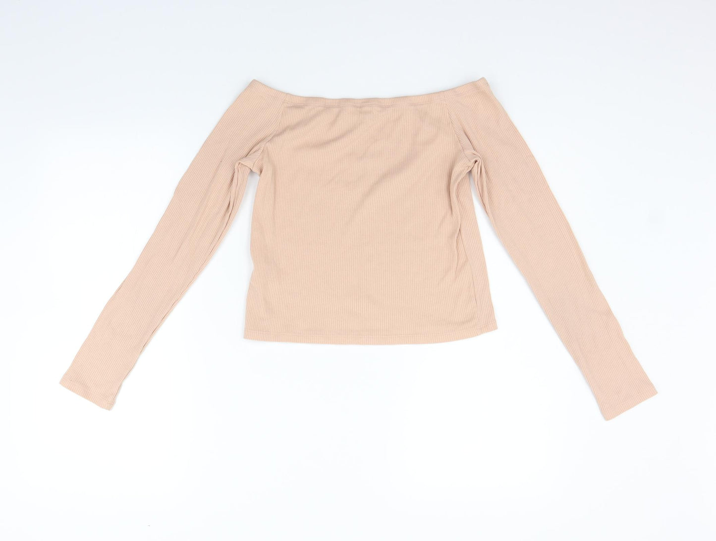 Divided Womens Beige   Basic T-Shirt Size L