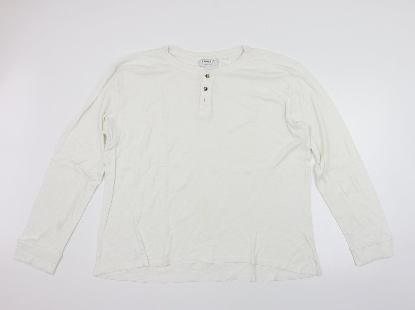 Primark Mens White    T-Shirt Size 2XL
