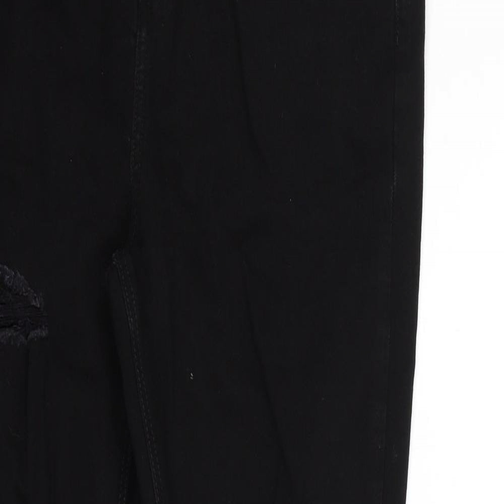 Very Womens Black   Straight Jeans Size 14 L28 in