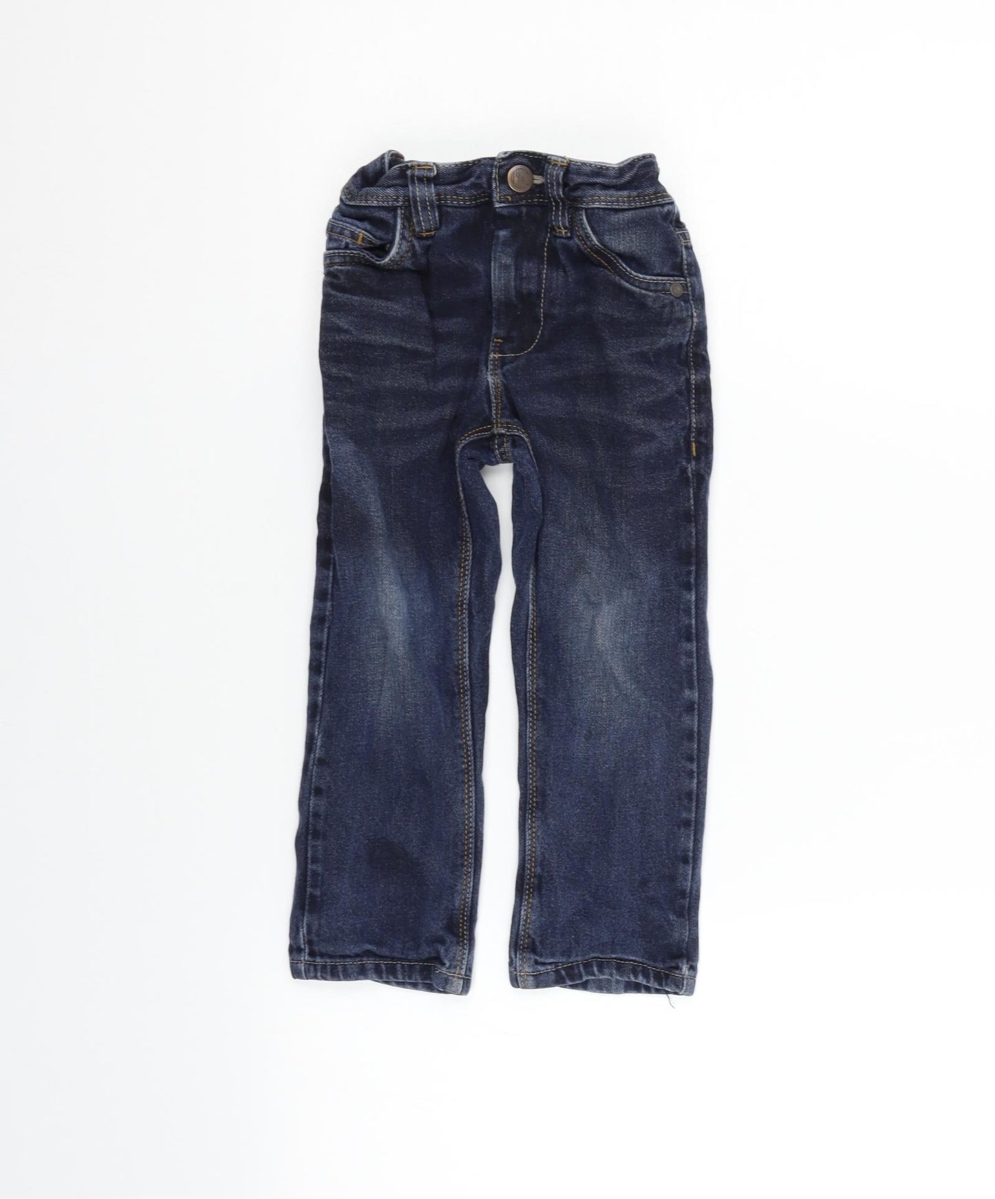 Next  Girls Blue   Straight Jeans Size 3 Years