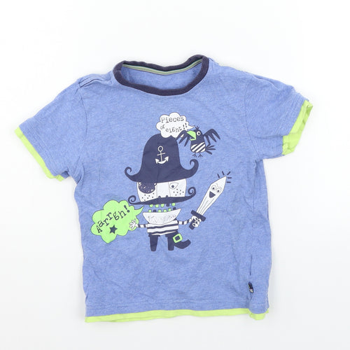 Marks and Spencer Girls Blue   Basic Polo Size 3-4 Years