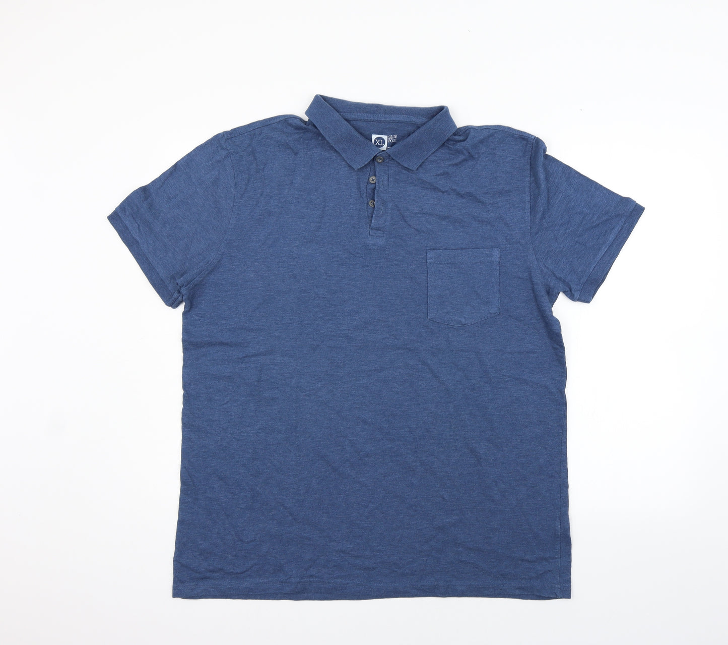 Cedar Wood State Mens Blue    Polo Size XL